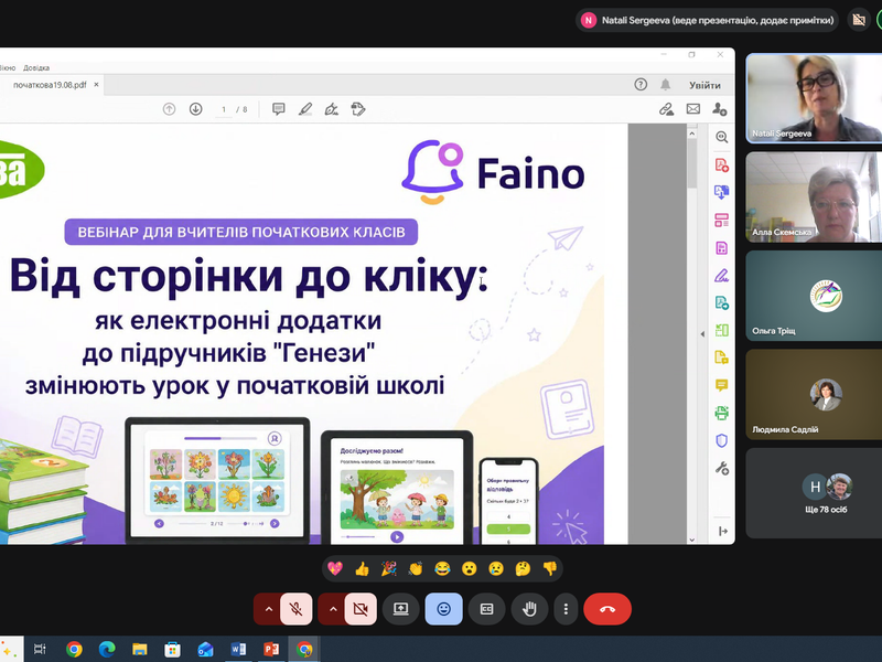 Методична зустріч учителів початкових класів