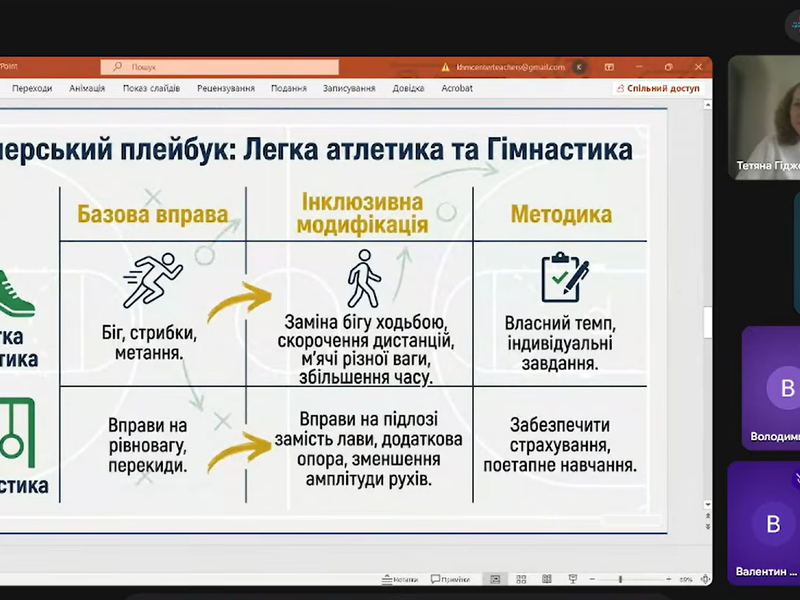 Відбулася серпнева методична зустріч учителів фізичної культури
