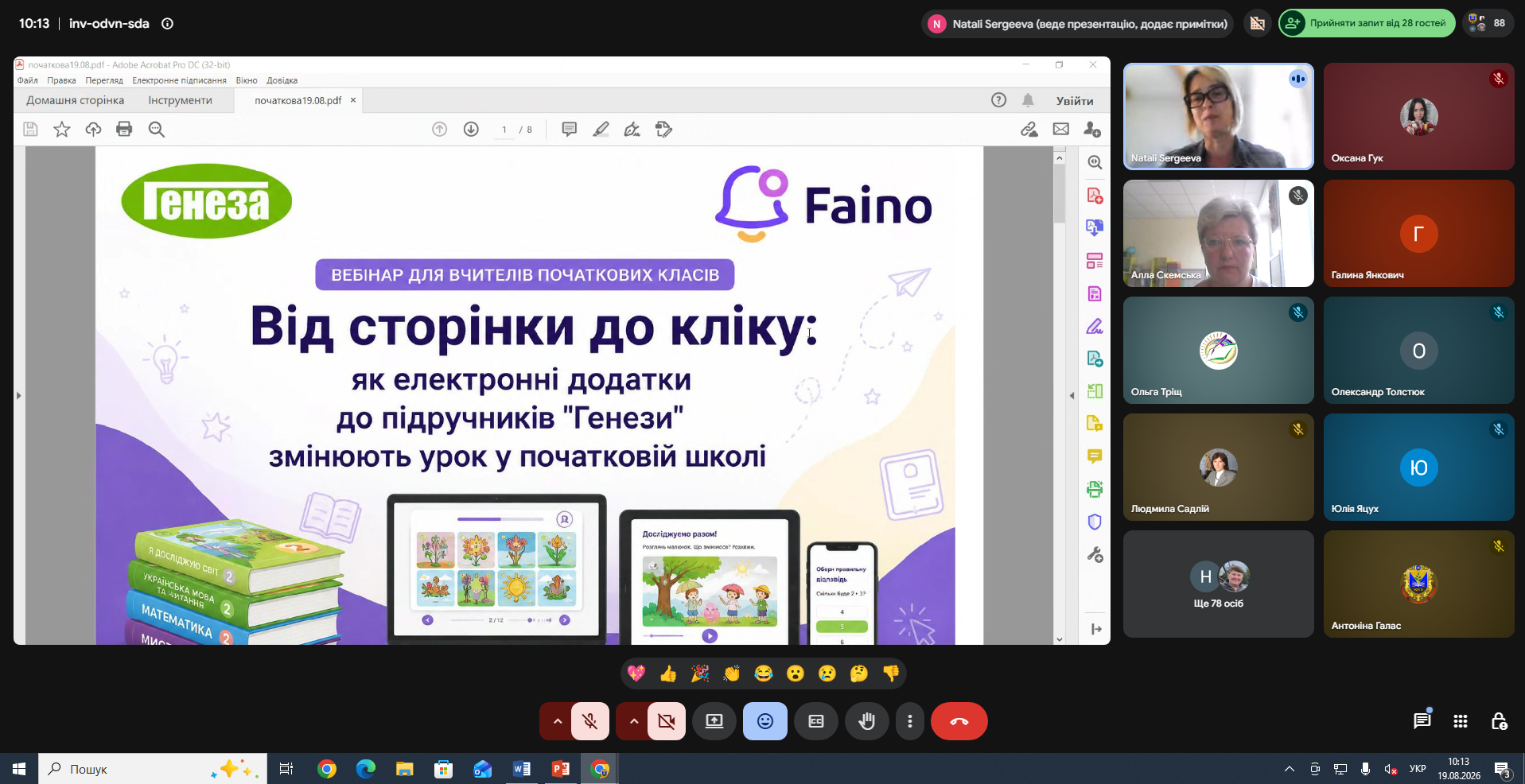 Методична зустріч учителів початкових класів
